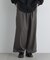 ポリエステルウィーブ ワイドパンツ