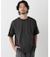 微起毛クロップドTシャツ 半袖