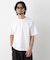 微起毛クロップドTシャツ 半袖