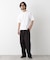 微起毛クロップドTシャツ 半袖