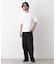 微起毛クロップドTシャツ 半袖