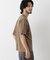 微起毛クロップドTシャツ 半袖