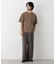 微起毛クロップドTシャツ 半袖