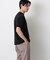 「FORMAL JERSEY」モックネックカットソー半袖
