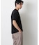 「FORMAL JERSEY」モックネックカットソー半袖