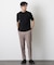 「FORMAL JERSEY」モックネックカットソー半袖