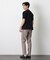 「FORMAL JERSEY」モックネックカットソー半袖