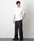 「FORMAL JERSEY」モックネックカットソー半袖