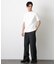 「FORMAL JERSEY」モックネックカットソー半袖