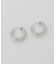 クリアフープピアス