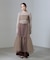 ESTHE／Cut-Out Organza Dress