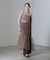 ESTHE／Cut-Out Organza Dress