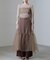 ESTHE／Cut-Out Organza Dress