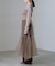 ESTHE／Cut-Out Organza Dress