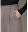 フェイクスエードタックパンツ
