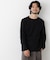 アンチスメルクルーネックTシャツ 長袖