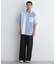ポリエステルツイル ワイドパンツ