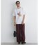 ポリエステルツイル ワイドパンツ
