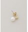 イミテーションパールシンプルピアス