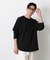 ミニワッフルクルーネックTシャツ 長袖