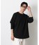 ミニワッフルクルーネックTシャツ 長袖