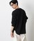 ミニワッフルクルーネックTシャツ 長袖