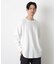ミニワッフルクルーネックTシャツ 長袖