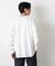 ミニワッフルクルーネックTシャツ 長袖