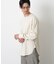 ミニワッフルクルーネックTシャツ 長袖