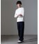 ｢FORMAL JERSEY｣モックネックカットソー長袖