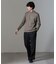 ｢FORMAL JERSEY｣モックネックカットソー長袖