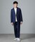 ｢N TROUSERS PREMIUM｣RENURウール混洗えるサキソニーパンツ(セットアップ可)