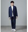 ｢N TROUSERS PREMIUM｣RENURウール混洗えるサキソニーパンツ(セットアップ可)