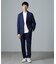 ｢N TROUSERS PREMIUM｣RENURウール混洗えるサキソニーパンツ(セットアップ可)