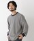 コーマコットン先染めボーダーTシャツ 長袖