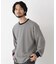 コーマコットン先染めボーダーTシャツ 長袖