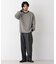 コーマコットン先染めボーダーTシャツ 長袖
