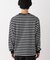 コーマコットン先染めボーダーTシャツ 長袖