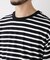 コーマコットン先染めボーダーTシャツ 長袖