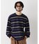 コーマコットン先染めボーダーTシャツ 長袖