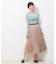 リブタートルニット