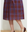チェックスカート