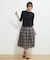 チェックスカート
