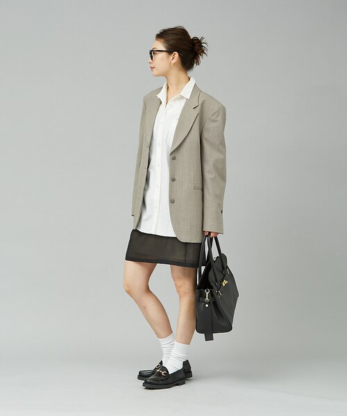 シアーレイヤードサテンミニスカート｜アバハウスのアウトレット通販