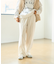 ウールライクイージーストレートパンツ