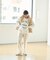 ウールライクイージーストレートパンツ