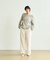 ウールライクイージーストレートパンツ