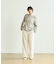 ウールライクイージーストレートパンツ