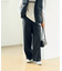 ウールライクイージーストレートパンツ
