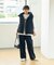 ウールライクイージーストレートパンツ